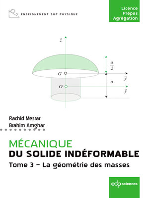 cover image of Mécanique du solide indéformable Tome 3